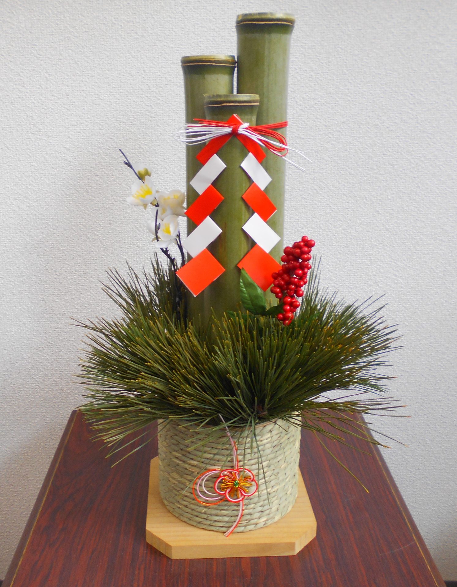 １２月２１日 緑の教室（武田流ミニ門松作り）の受付を開始しました