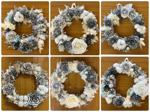 第２５回　緑の教室「白銀のスノーリース作り」を開催しました