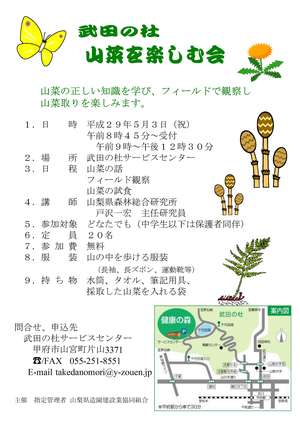 山菜を楽しむ会チラシ29