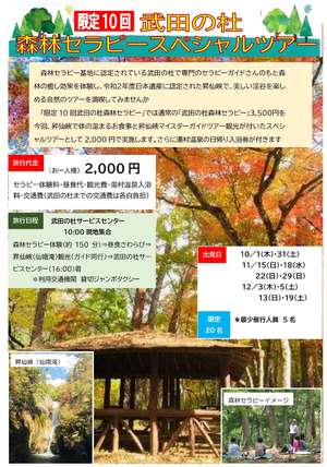 森林セラピーSP追加