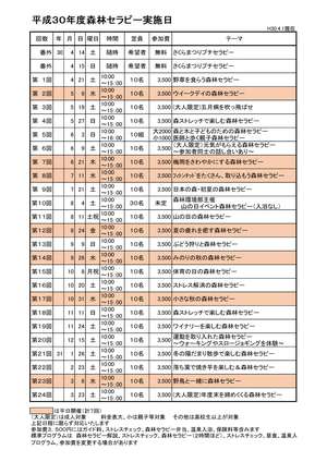 H30日程表（ガイド名抜き）