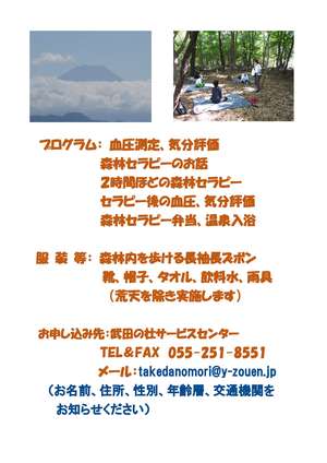 R6（10月）武田の杜で森林セラピー-2